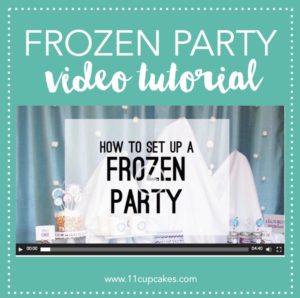 Frozen Winter Wonderland Video Tutorial | Did you see the Elsa’s Ice Castle Snow Mountain that we created for this Disney Frozen Birthday Party and wonder how you could re-create it for your upcoming party? Wonder no more! We are excited to share this video tutorial...